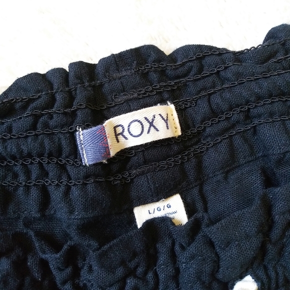 Roxy Navy Drawstring Pants - Picture 4 of 5
